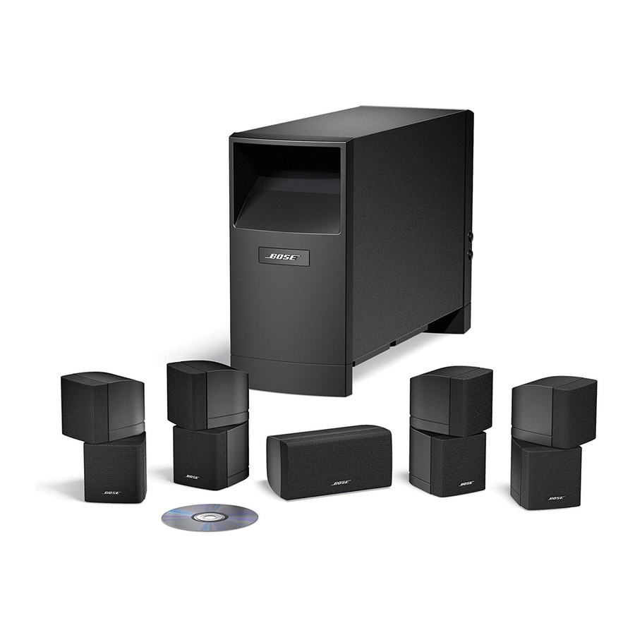 Bose Acoustimass 6 Series II Owner's Manual