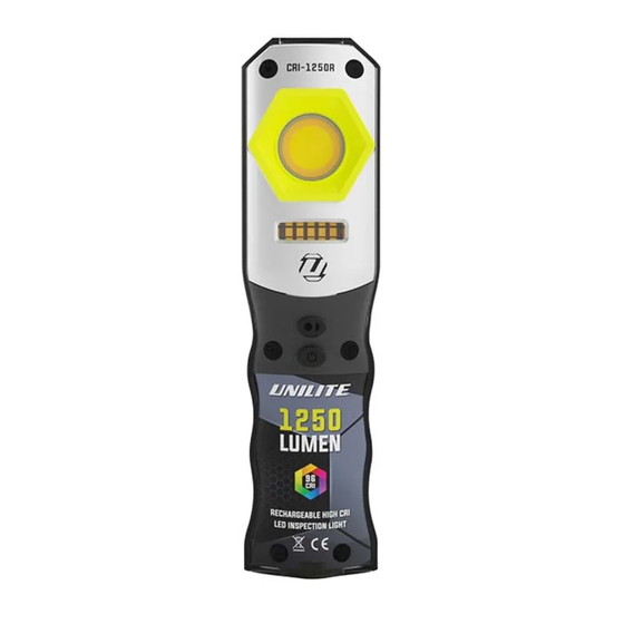 UNILITE CRI-1250R Quick Start Manual