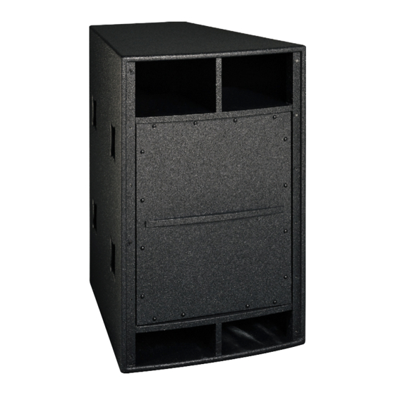 Electro-Voice Xi Series Xi-1191A Technical Specifications