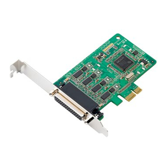 Moxa Technologies CP-114EL-DB9M Manual