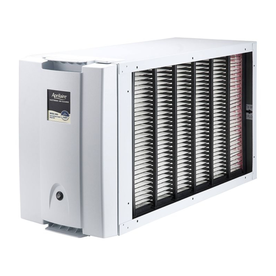 Aprilaire 5000 - Air Cleaner Manual