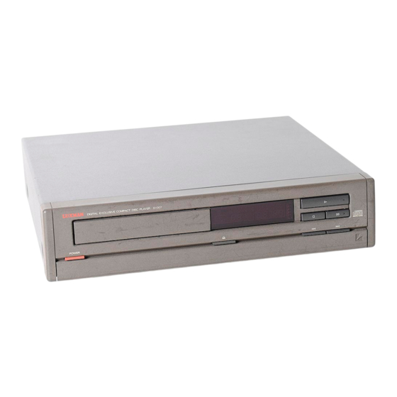 Luxman D-007 Service Manual