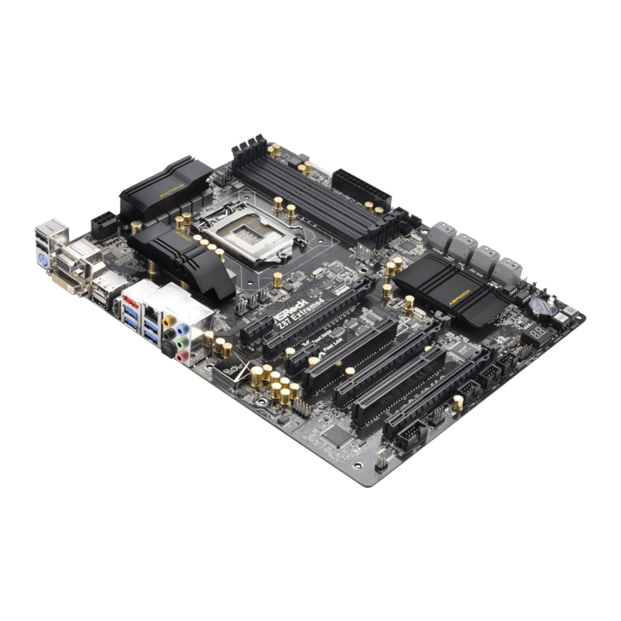 ASROCK Z87 Extreme4 Quick Installation Manual