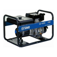 SDMO SD 4000 User And Maintenance Manual