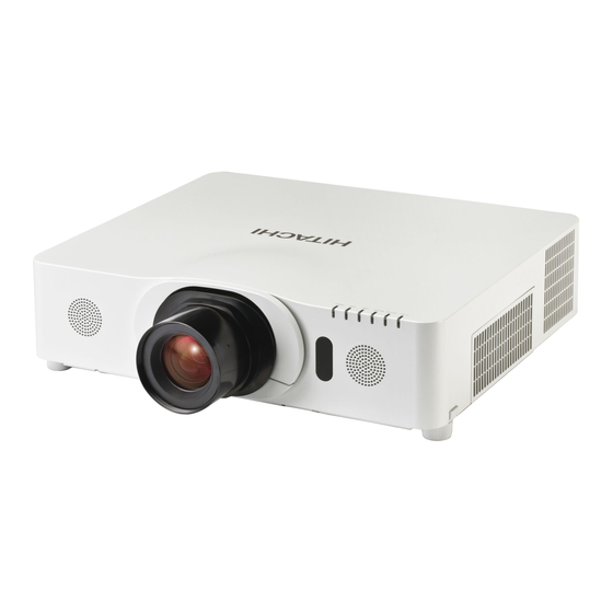 Hitachi CP-WU8460 User Manual