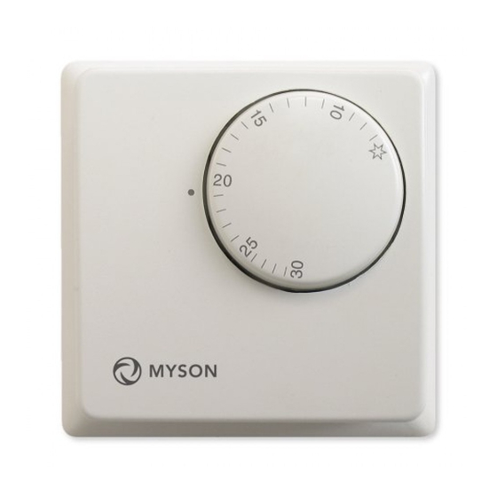 Myson MRT1 Installation Instruction