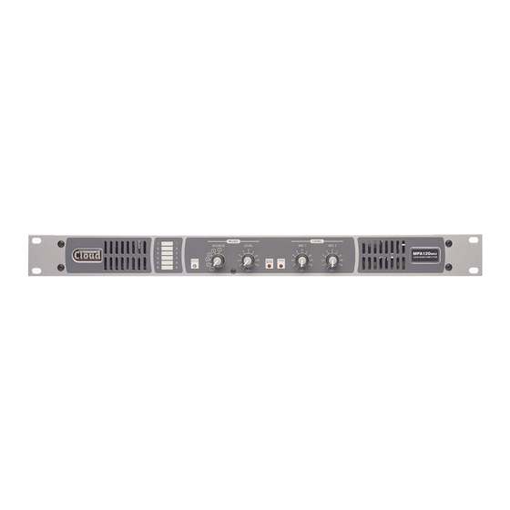 Cloud MPA240 MK2 Installation And User Manual