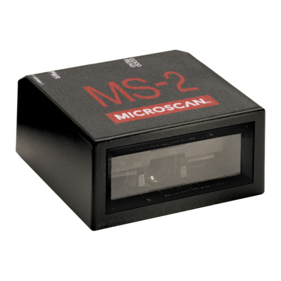 Microscan MS-2 User Manual
