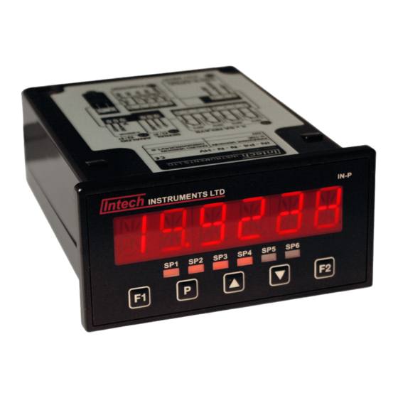 Intech Instruments IN-P Series Installation Manual
