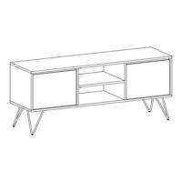 SIMPLIHOME brooklyn + max WyndenHall AXCHUN-08-OAK Manual