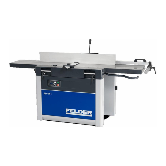 Felder AD 941 Operating Manual