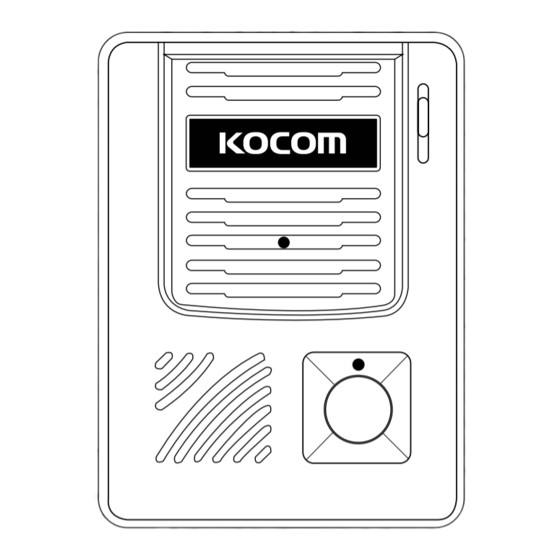KOCOM KC-MC35 User Manual