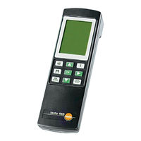 TESTO 645 Instruction Manual