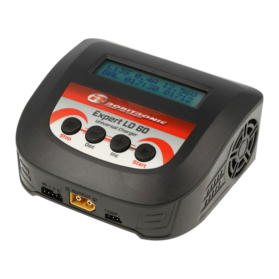 Robitronic Expert LD60 Manual