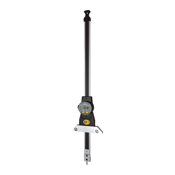 Sylvac S Depth PRO Instructions Manual