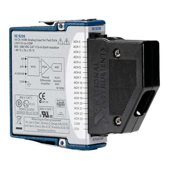 National Instruments NI-9206 Getting Started