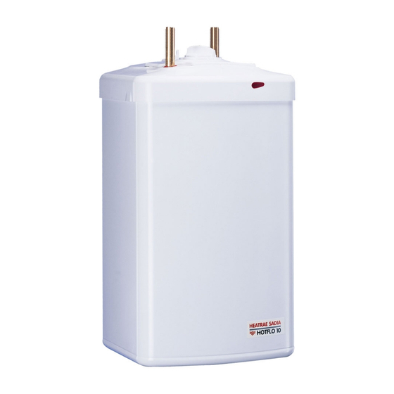 Heatrae Sadia Hotflo Quick Start Manual