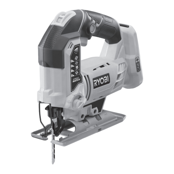 Ryobi R18JS-0 Original Instructions Manual