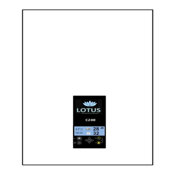 Lotus E300 Manual