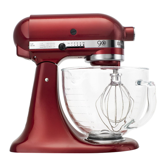 KitchenAid KSM158GBCA - 90th Anniversary Limited-Edition Stand Mixer Parts List