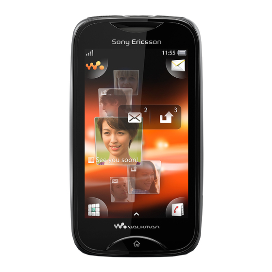 Sony Ericsson Mix Walkman phone Manuals