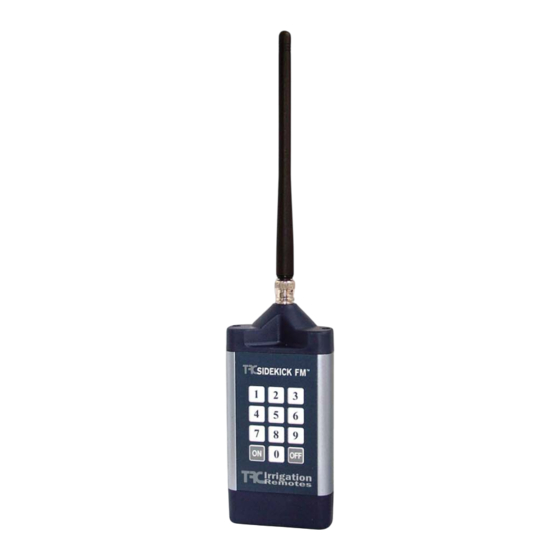 TRC Sidekick FM Operation And Installation Manual