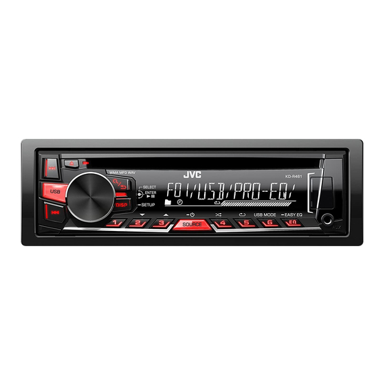 JVC KD-R469EY Service Manual