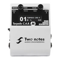 Two Notes Torpedo C.A.B. M User Manual