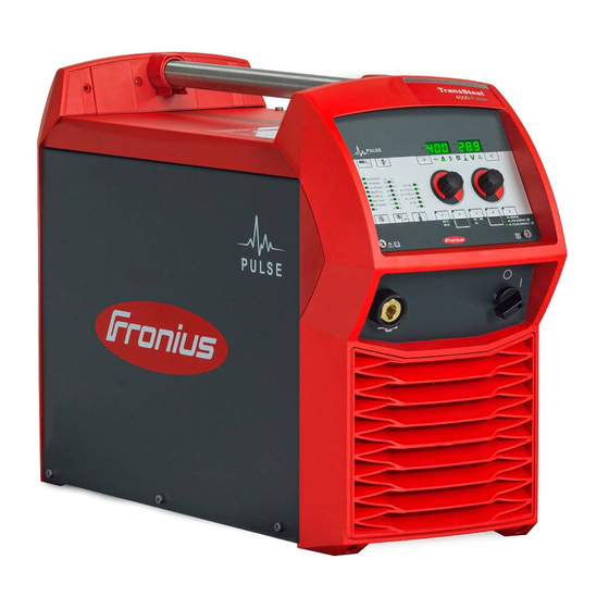 Fronius TransSteel 4000 Pulse Operating Instructions Manual