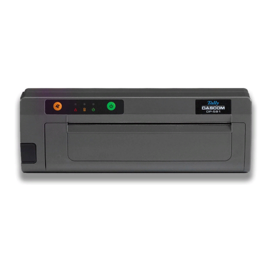 Dascom Tally DP-581 Quick Start Manual