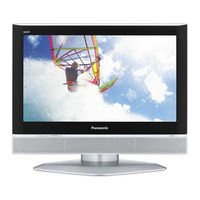 Panasonic TC26LX50 - LCD COLOR TV Operating Instructions Manual