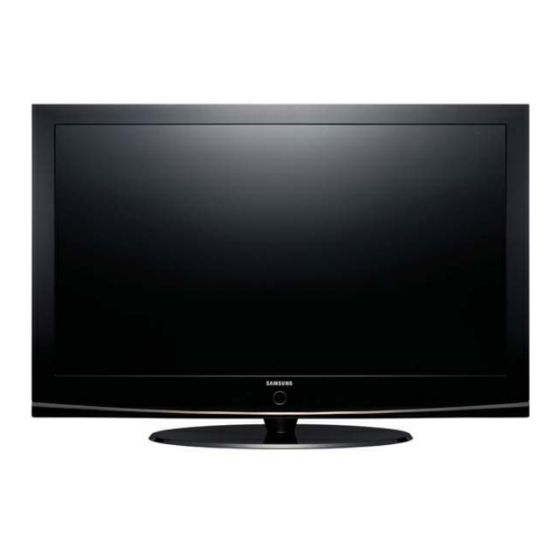 Samsung HPT5054 - 50" Plasma TV Service Manual