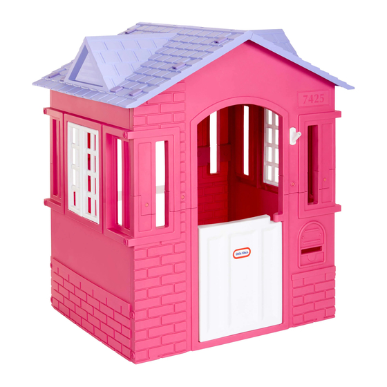 Little Tikes Cape Cottage Playhouse Assembly Instructions Manual