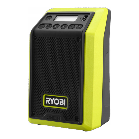 Ryobi RR18 Manual