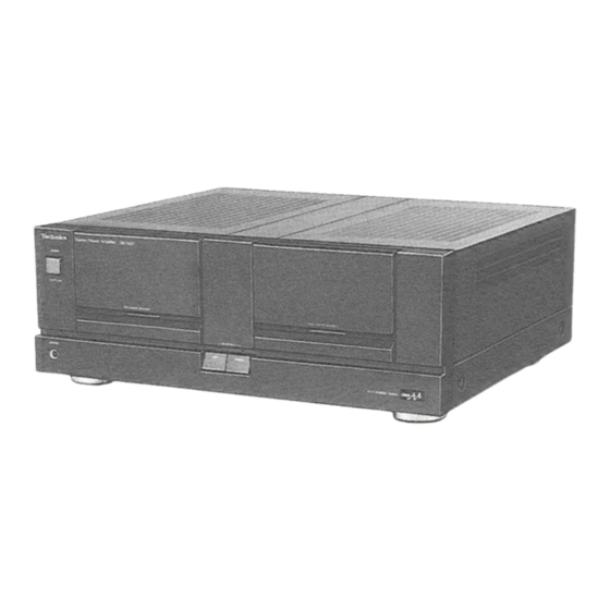 Technics SE-A50 Service Manual