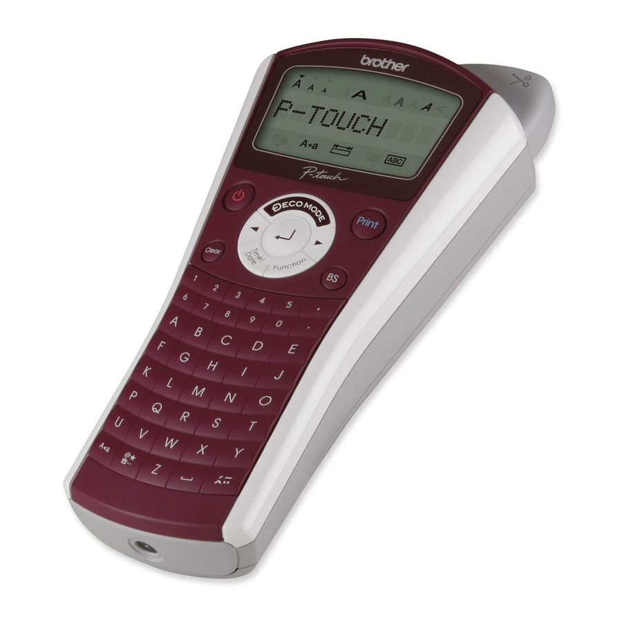 Brother P-TOUCH 1090 User Manual
