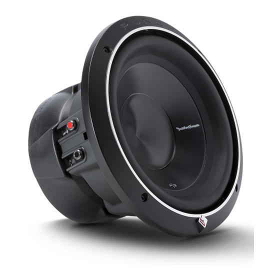 Rockford Fosgate Punch P3D2-10 Installation & Operating Manual