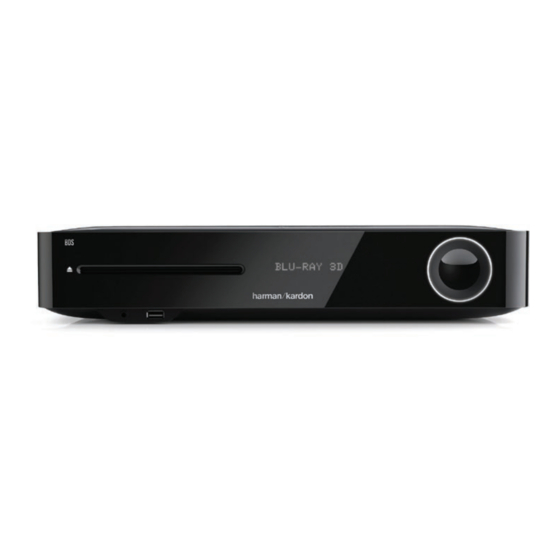 Harman Kardon BDS 685S Owner's Manual