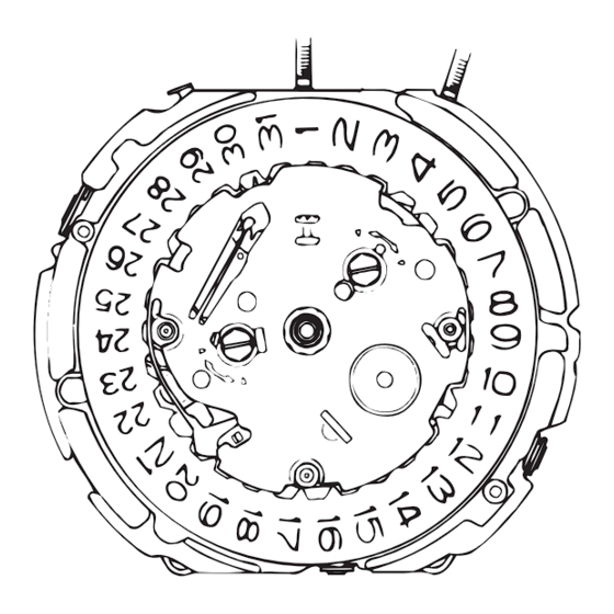 Seiko 7T32B Technical Manual
