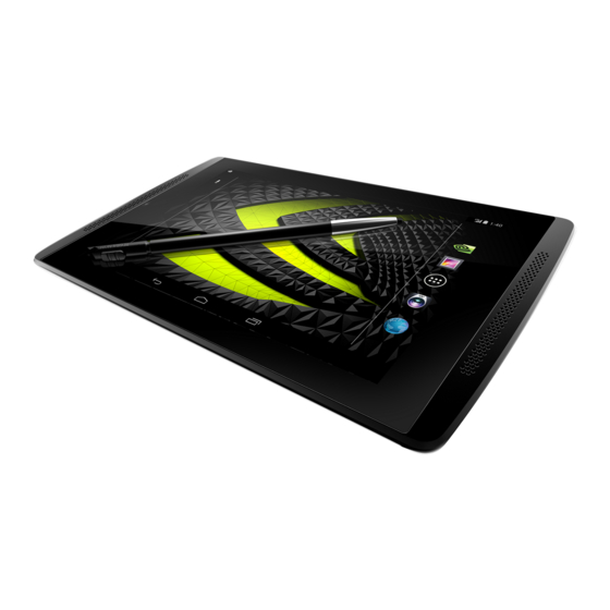 Nvidia Tegra NOTE 7 Manuals