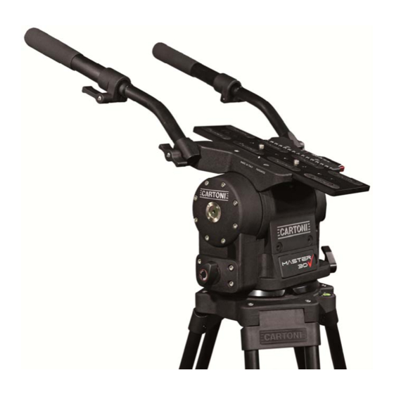 Cartoni MASTER 30 User Manual/Maintenance