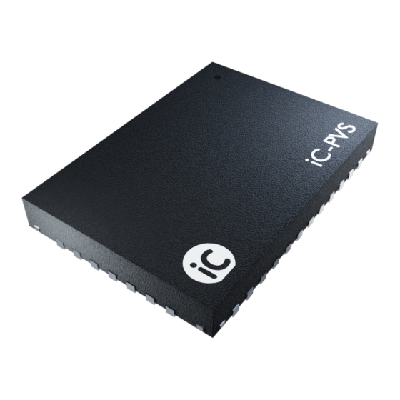 iC-Haus iC-PVS Manuals