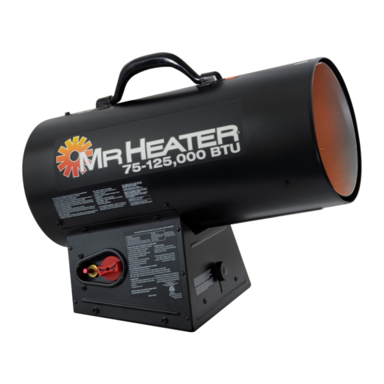 Mr. Heater MH125FAV Operating Instructions And Owner's Manual