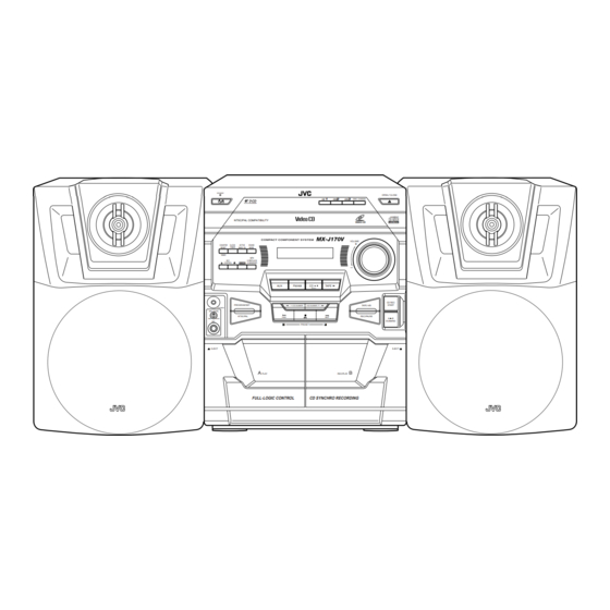 JVC MX-J170VUS Instruction Manual