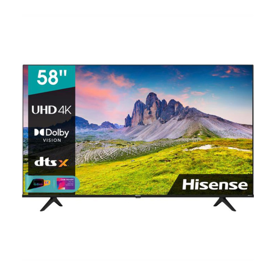 Hisense 58A6BG User Manual