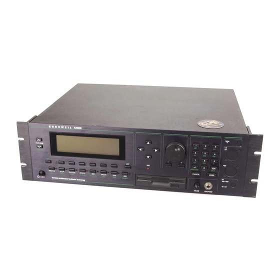 Kurzweil K2500 - PERFORMANCE GUIDE REV F PART NUMBER 910252 APPENDIX B Compatibility Manual