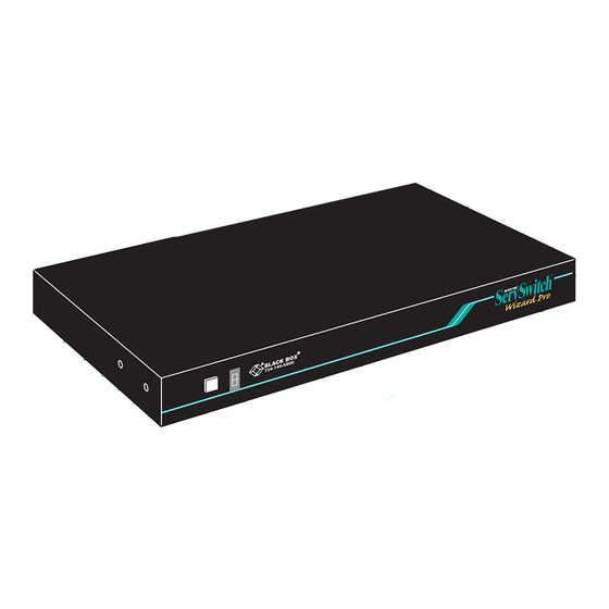 Black Box SW644A KVM Switch Manuals
