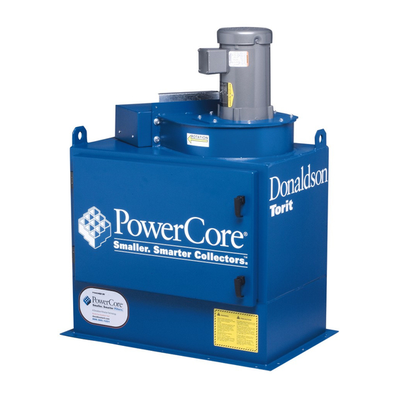 Donaldson Torit PowerCore CPV-1 Installation And Operation Manual
