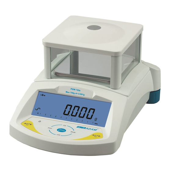 Adam Equipment pgw series User Manual