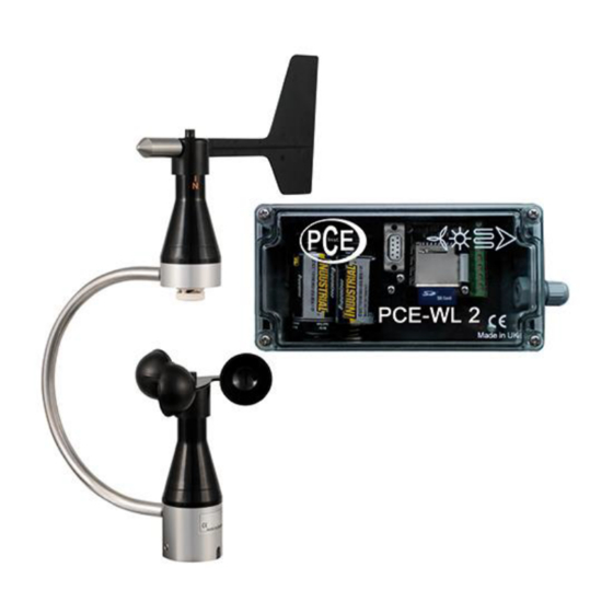 PCE Americas PCE-WL 2 Manual